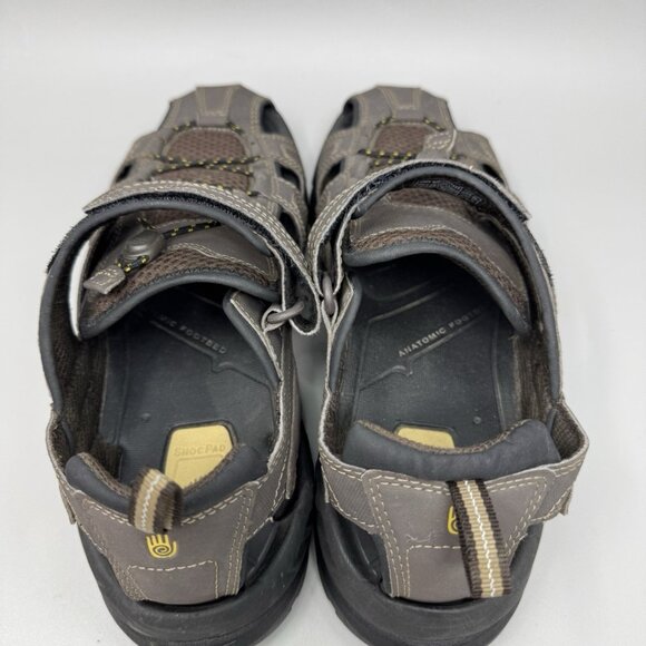 Teva Forebay Sandal Mens Sz 10 Shocpad Comfort Water Hiking 1001116 Brown - Picture 7 of 9